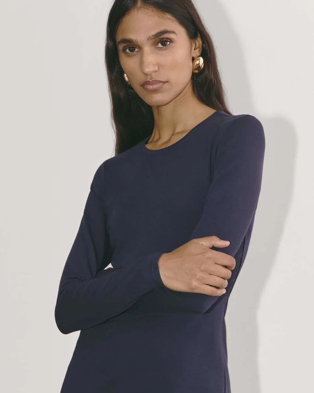 The Form Mini Dress | Navy (4)