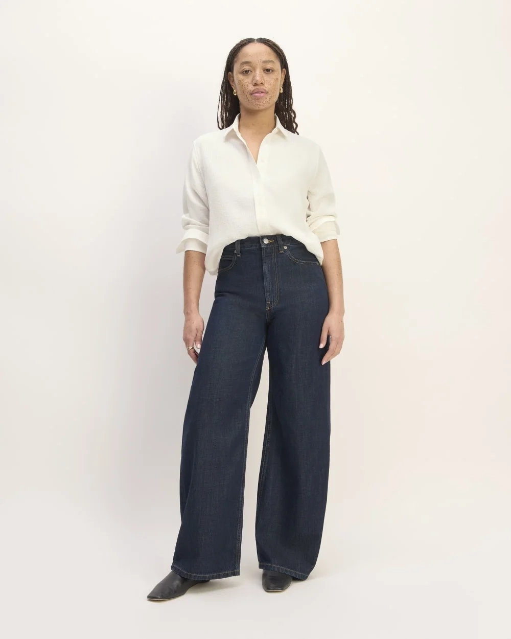 The City Stripe Relaxed Shirt | Bone (3)