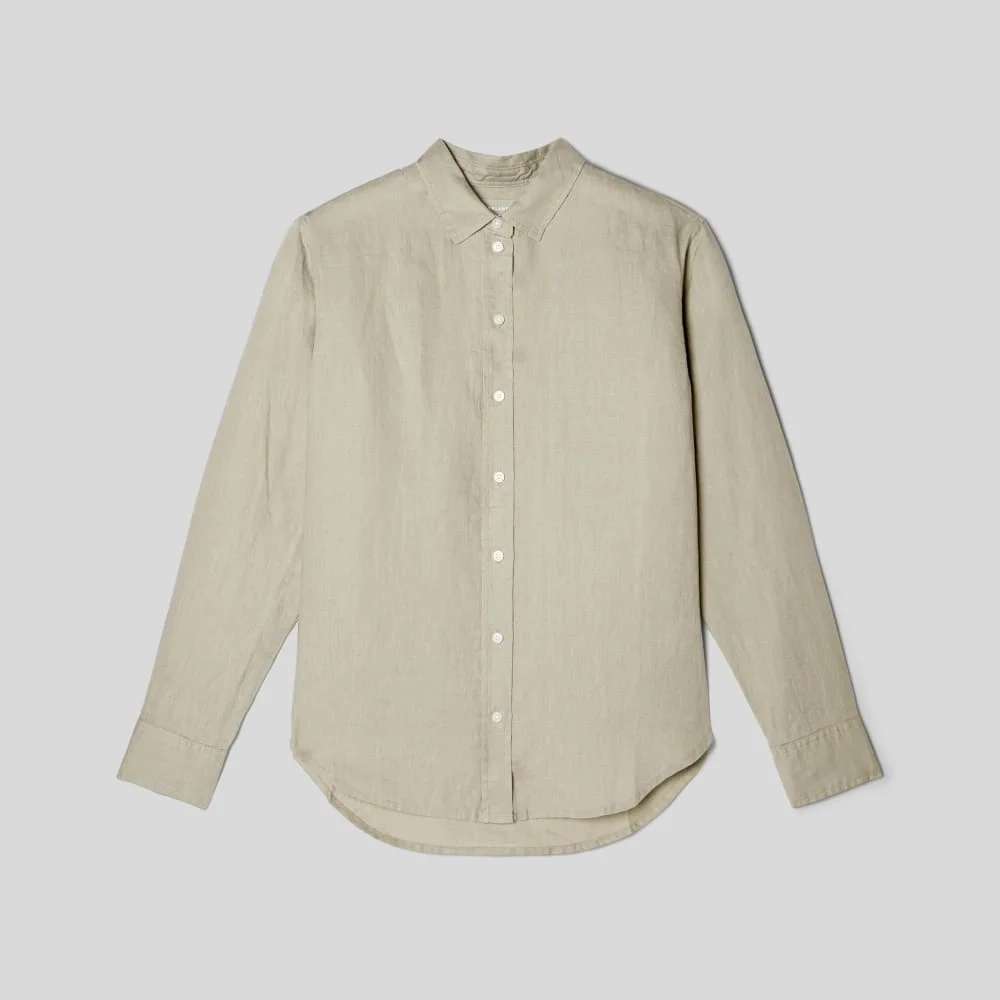 The Must-Have Shirt in Linen | Seagrass (3)