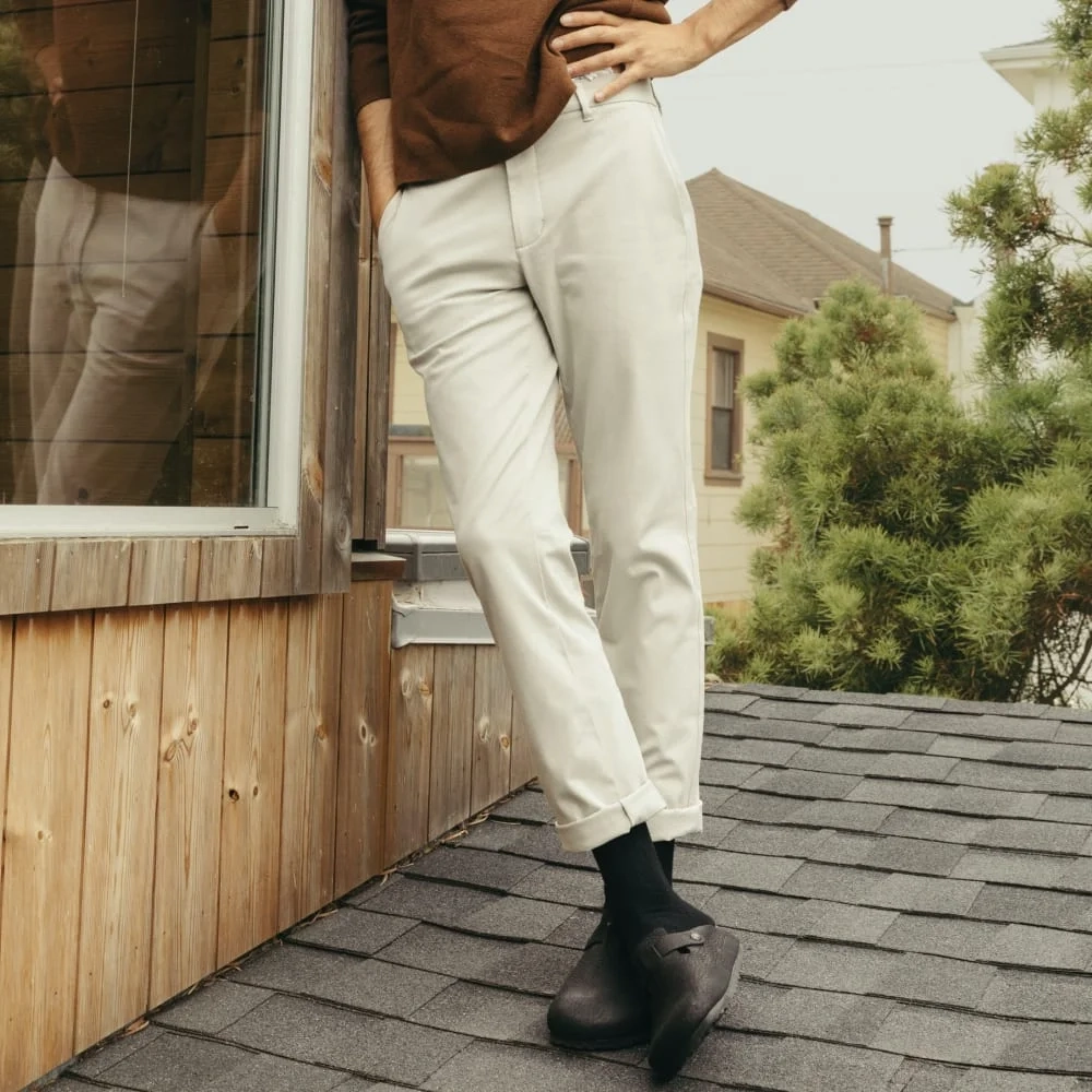 The Performance Chino | Uniform | Stone | Slim (2)