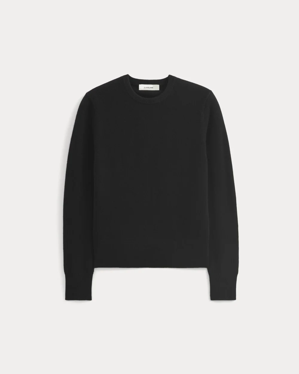Cashmere Slim Crew Sweater | Black (3)
