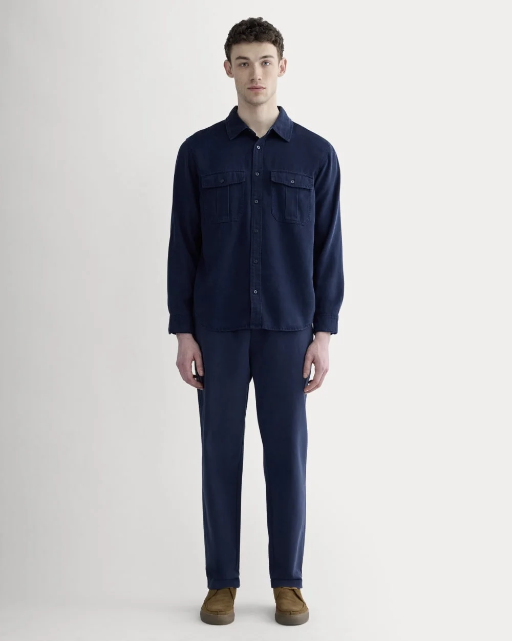 The Utility Shirt Jacket in Buttersoft | Navy (4)