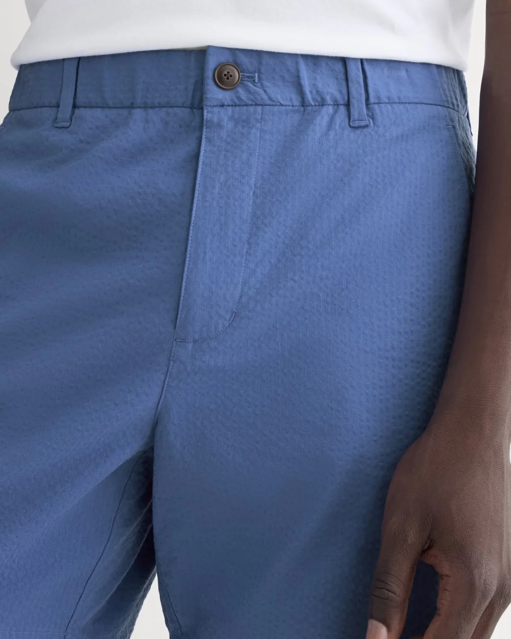 The Seersucker Short | Soft Cobalt (4)