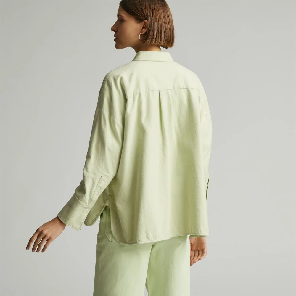 The Boxy Flannel | Seafoam Green (3)