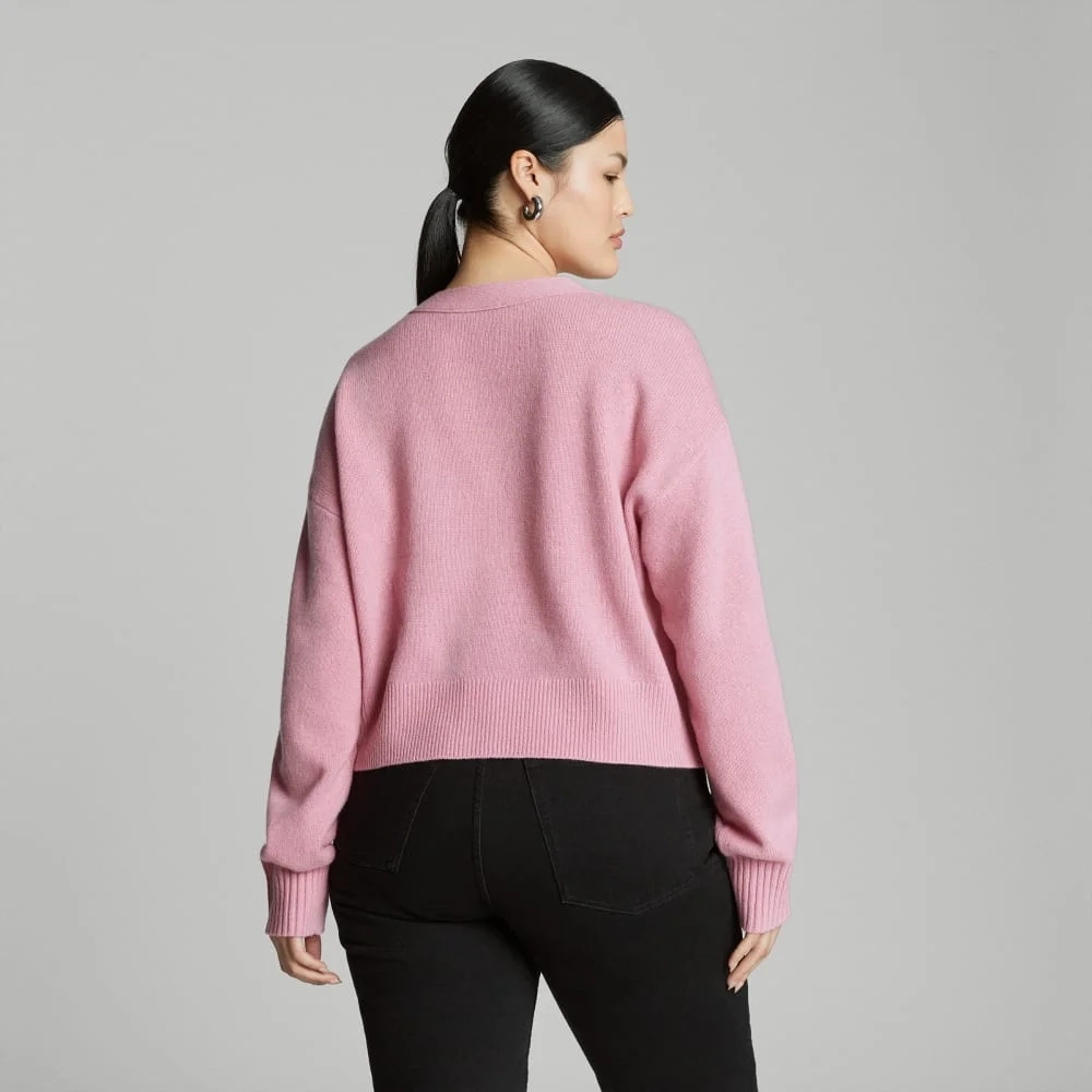 The Cashmere Cardigan | Bubblegum (3)
