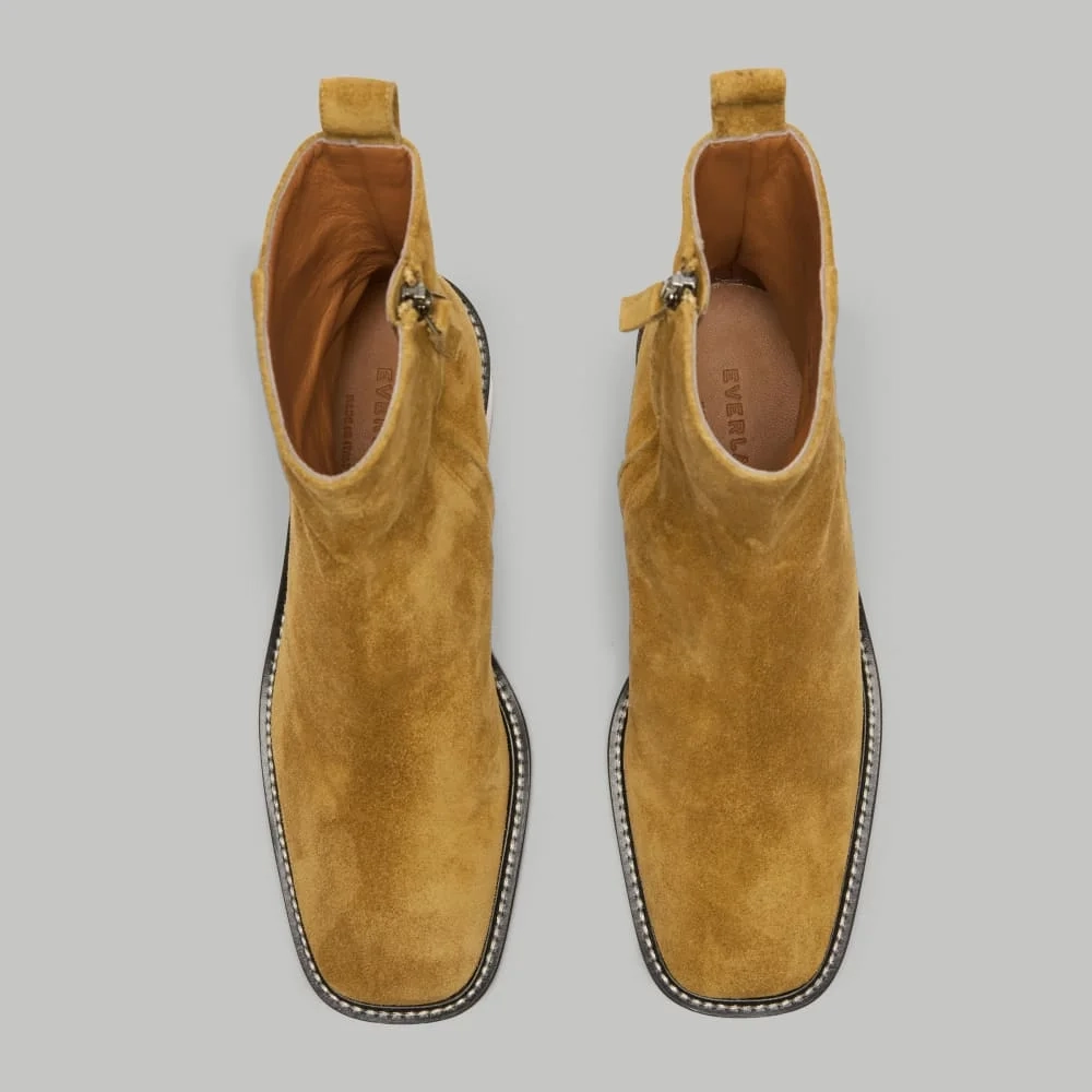 The City Boot | Toasted Almond Suede (2)