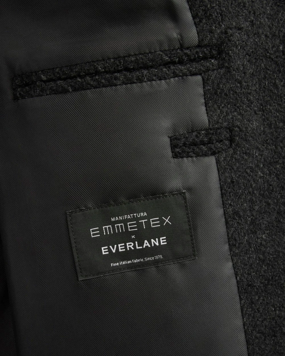 Italian Belted Overcoat | Carbone/Black (2)