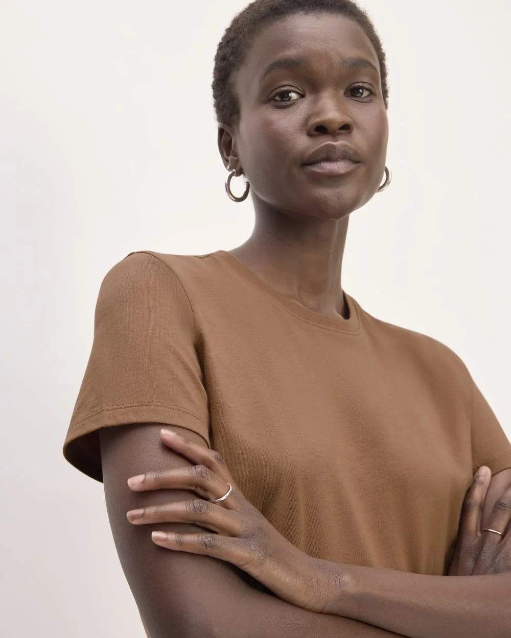 The Slim Crew in Essential Cotton | Carob Brown (3)
