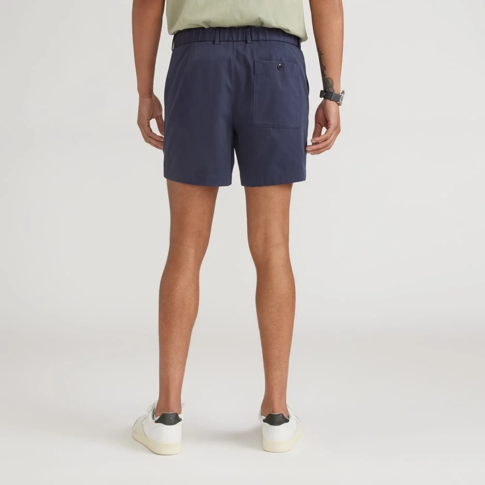 The Pull-On Performance Chino 5" Short | Deep Navy (2)