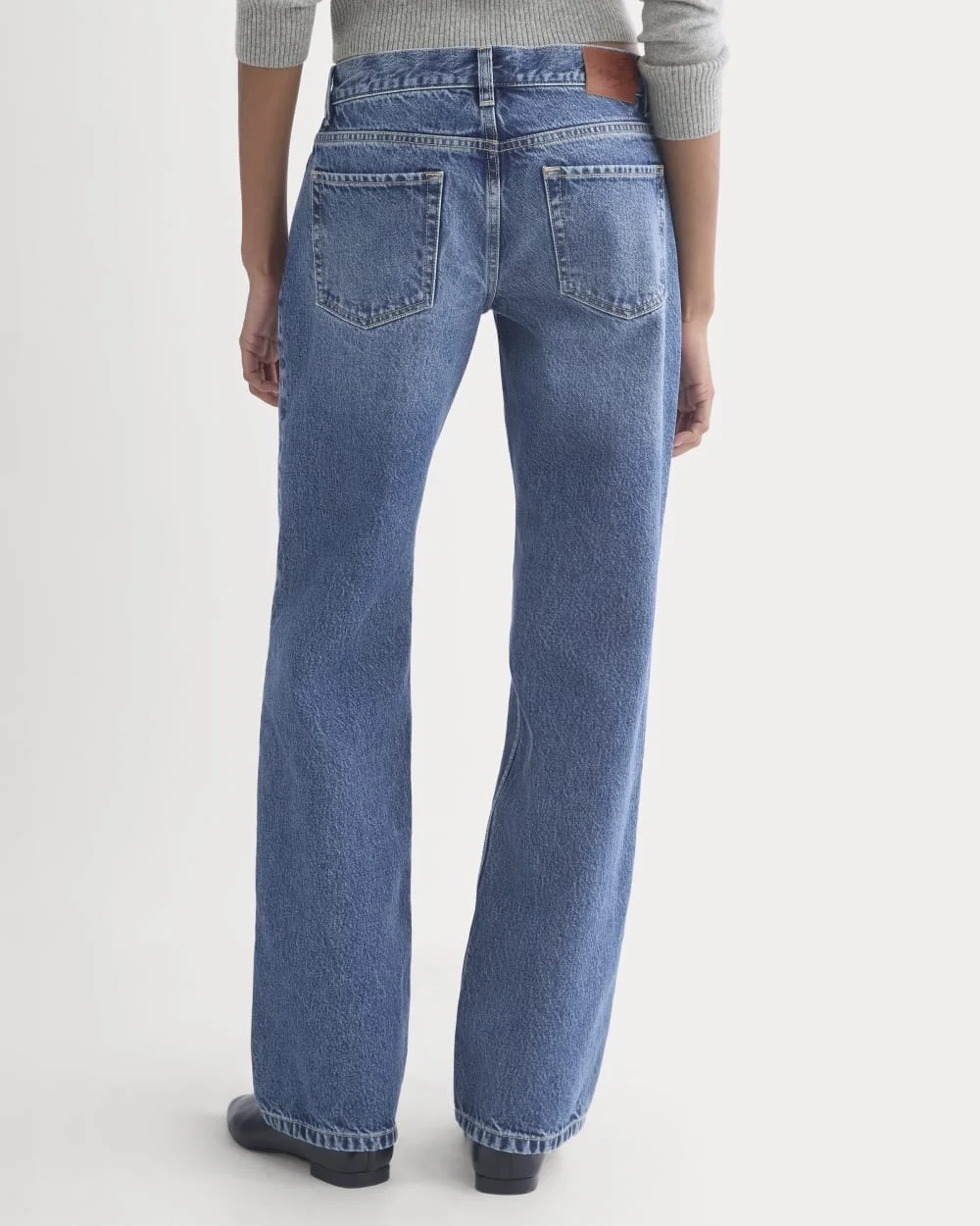 Everlane x Elena Bonvicini La Brea Low-Rise Baggy Jean | Blue Bird Indigo (7)