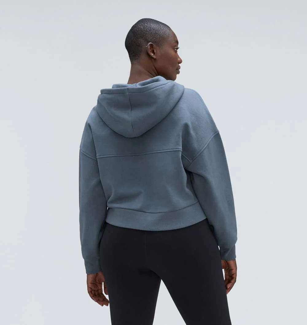 The Track Organic Cotton Hoodie | Faded Blue (2)