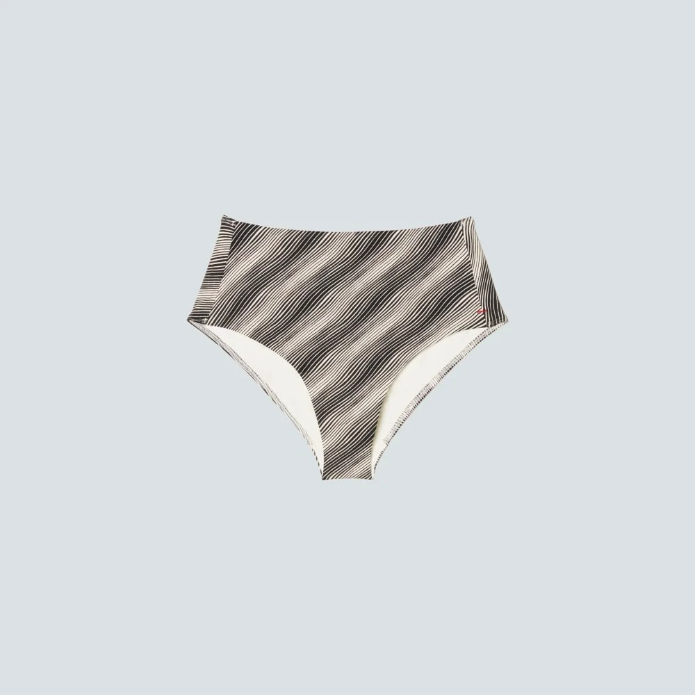 The High-Rise Hipster Bottom |  Black / Canvas