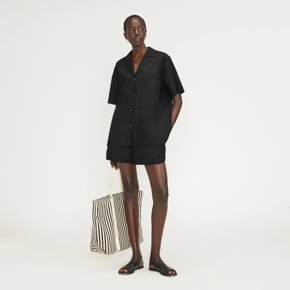 The Poplin Shirt | Black (3)