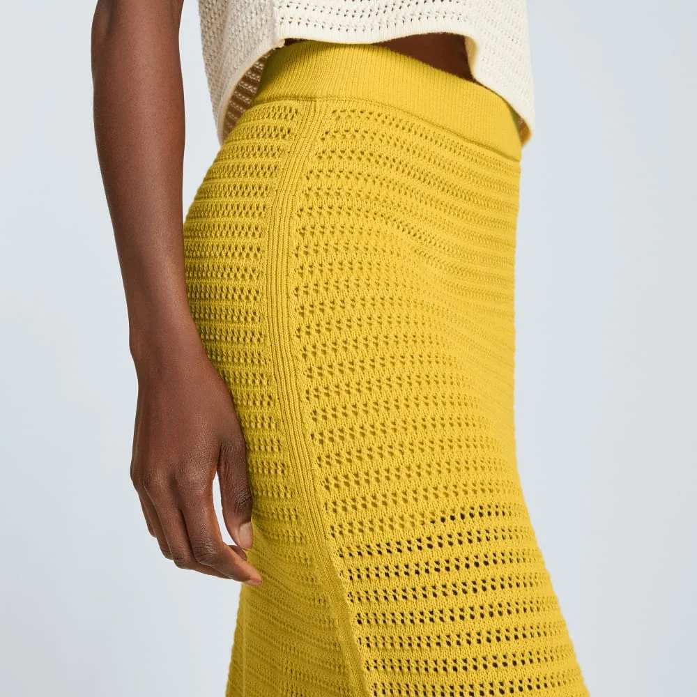 The Crochet Knit Skirt | Super Lemon (2)
