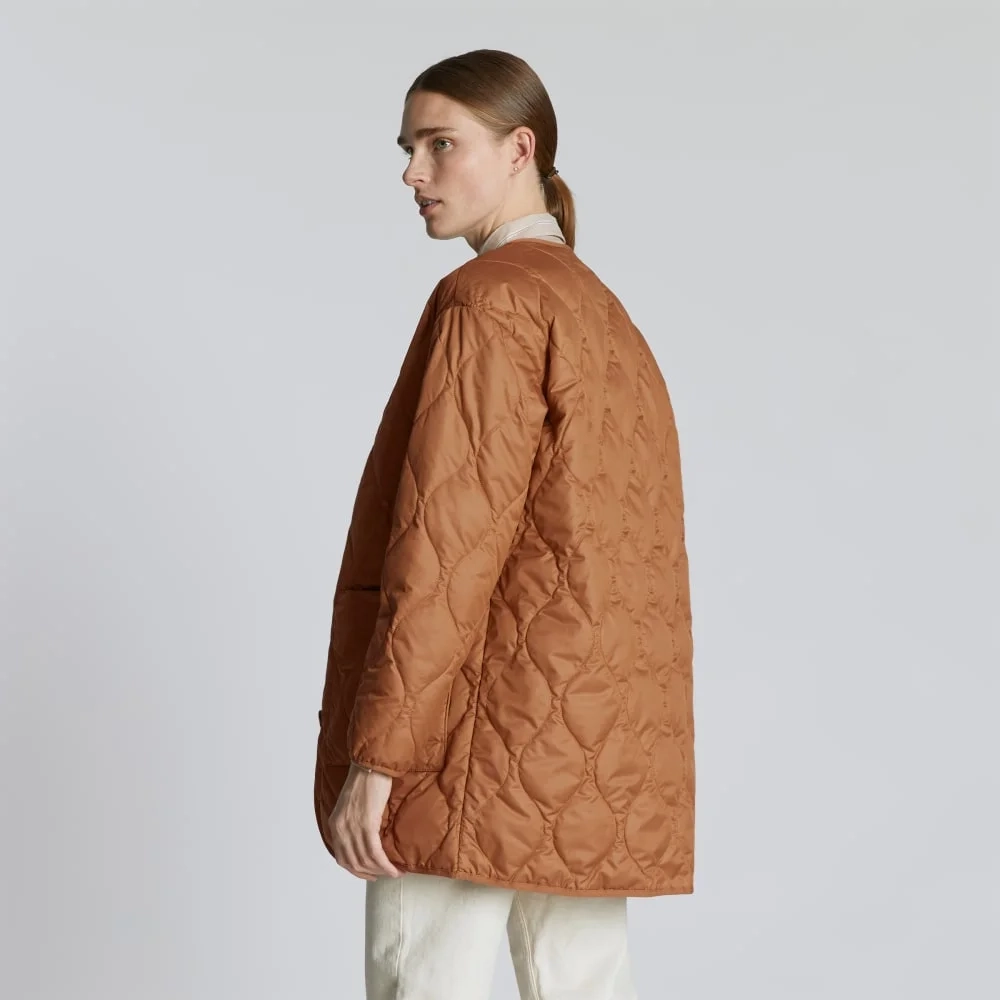 The Quilted Liner | Tawny Brown (4)