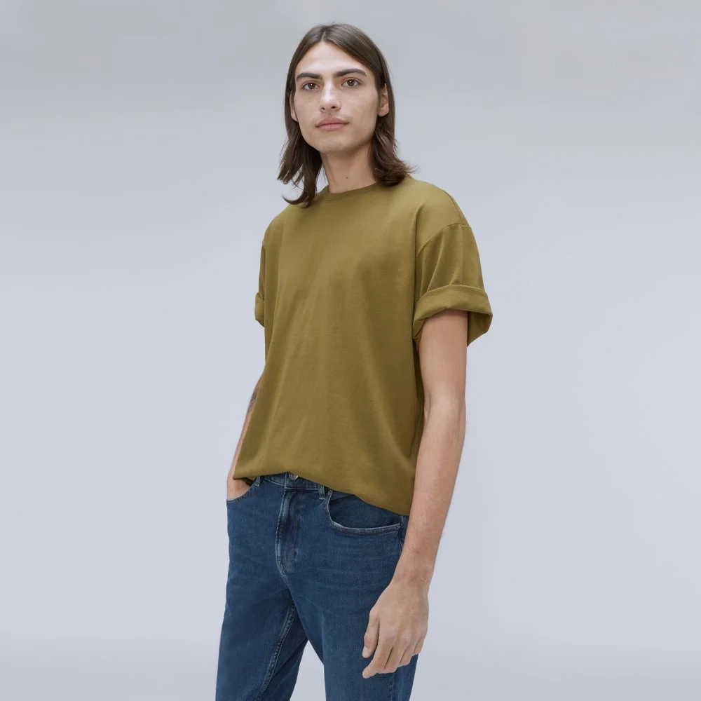The Premium-Weight Relaxed Crew | Uniform | Olive (4)