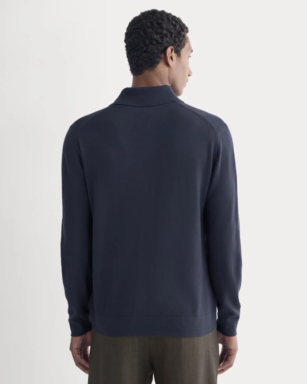 Ultrasoft Button-Down Sweater |  Navy (2)