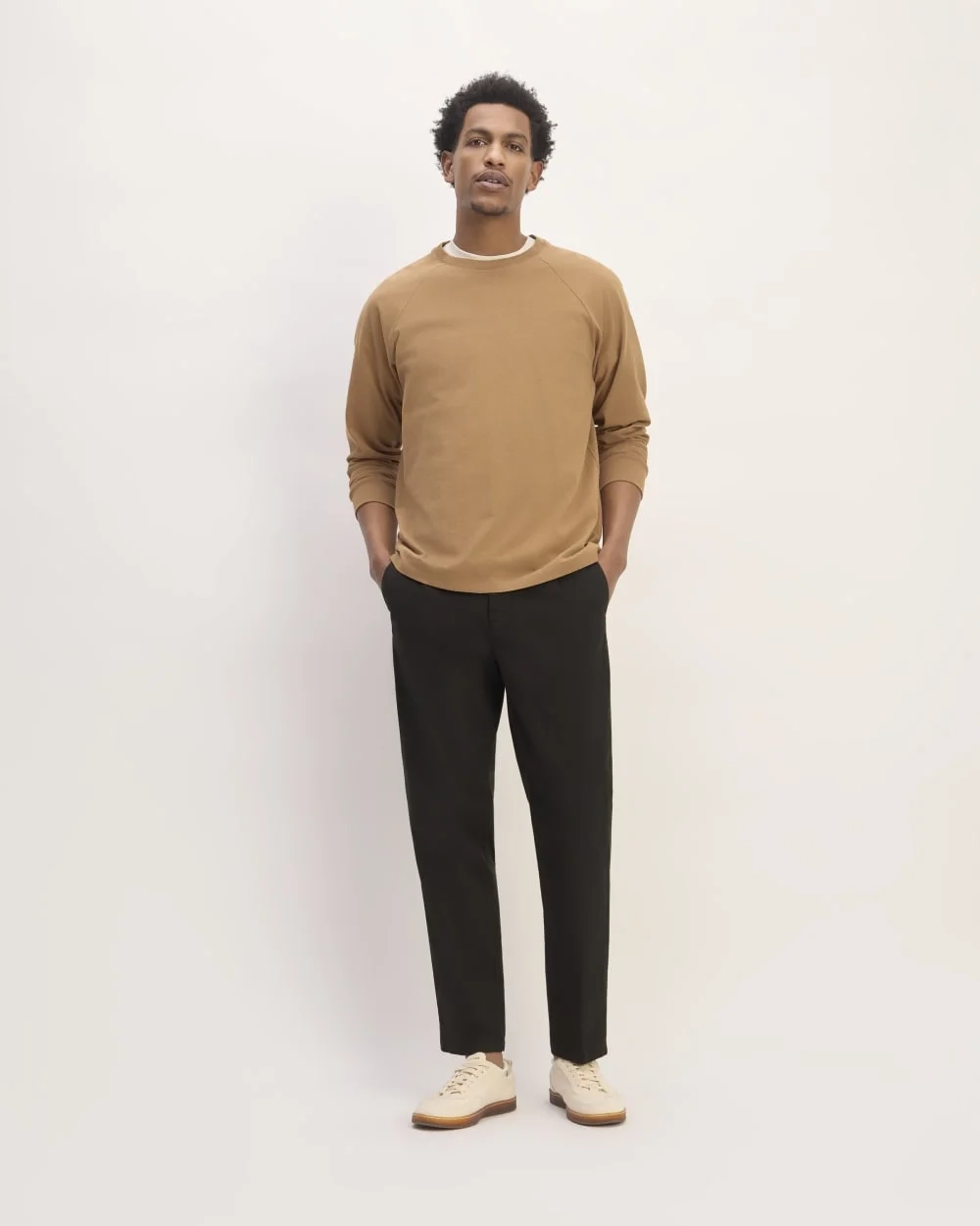 The Pleated Air Chino | Black (2)