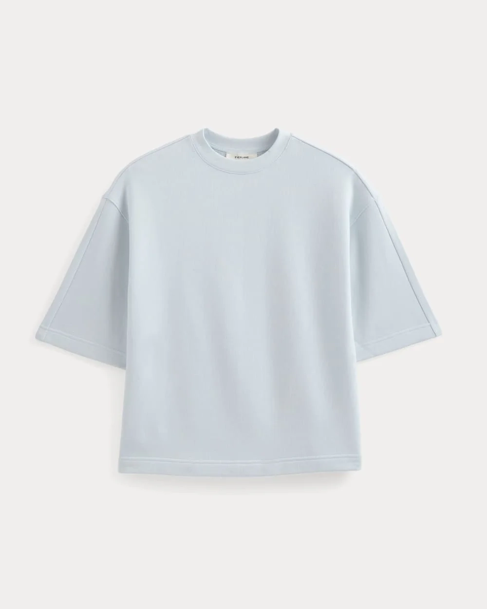 Lightweight Terry Oversized Tee | Skywriting (2)