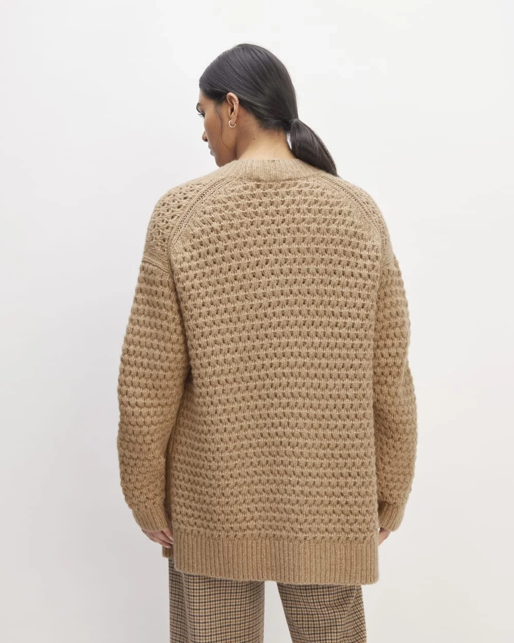 The Cloud Oversized Textured Cardigan | Tiger's Eye (2)