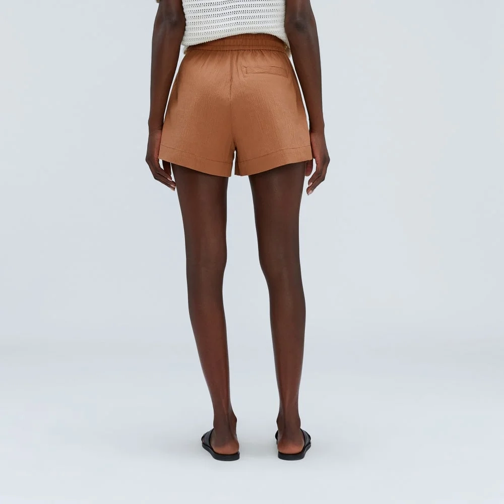 The Seersucker Boxer Short | Tawny Brown (5)
