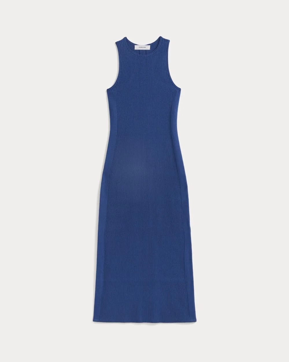 Cutaway Ribbed Midi Dress | Estate Blue (3)