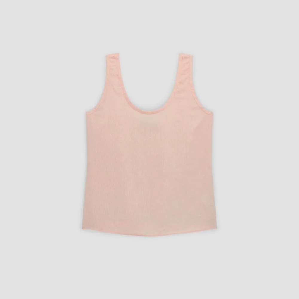 The Scoop Tank in Linen | Petal Pink (2)