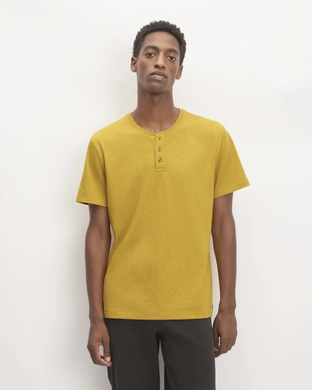 The Cotton Slub Henley | Honeycomb