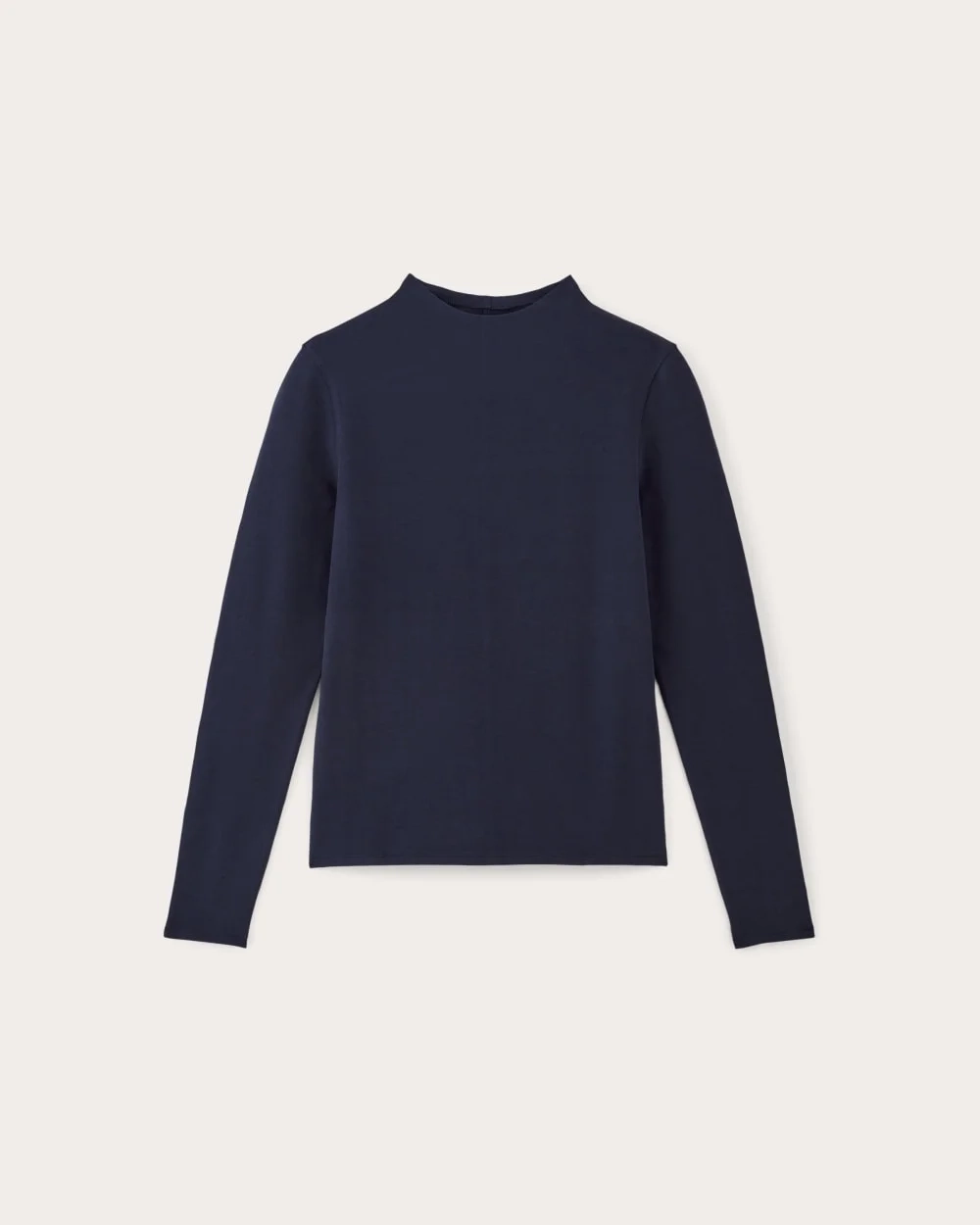 The Form Funnel-Neck Tee | Navy (3)