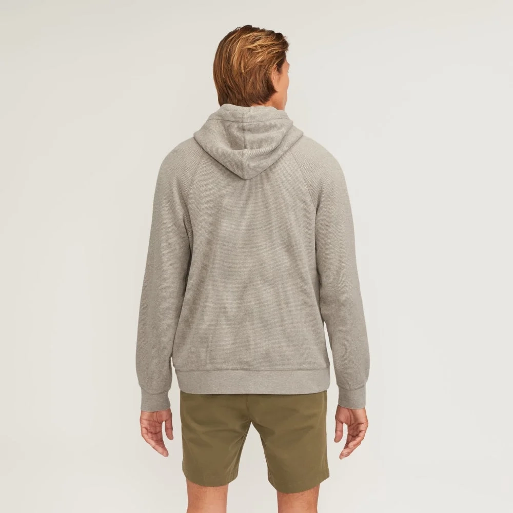 The Waffle-Knit Hoodie | Heathered Oatmeal (3)