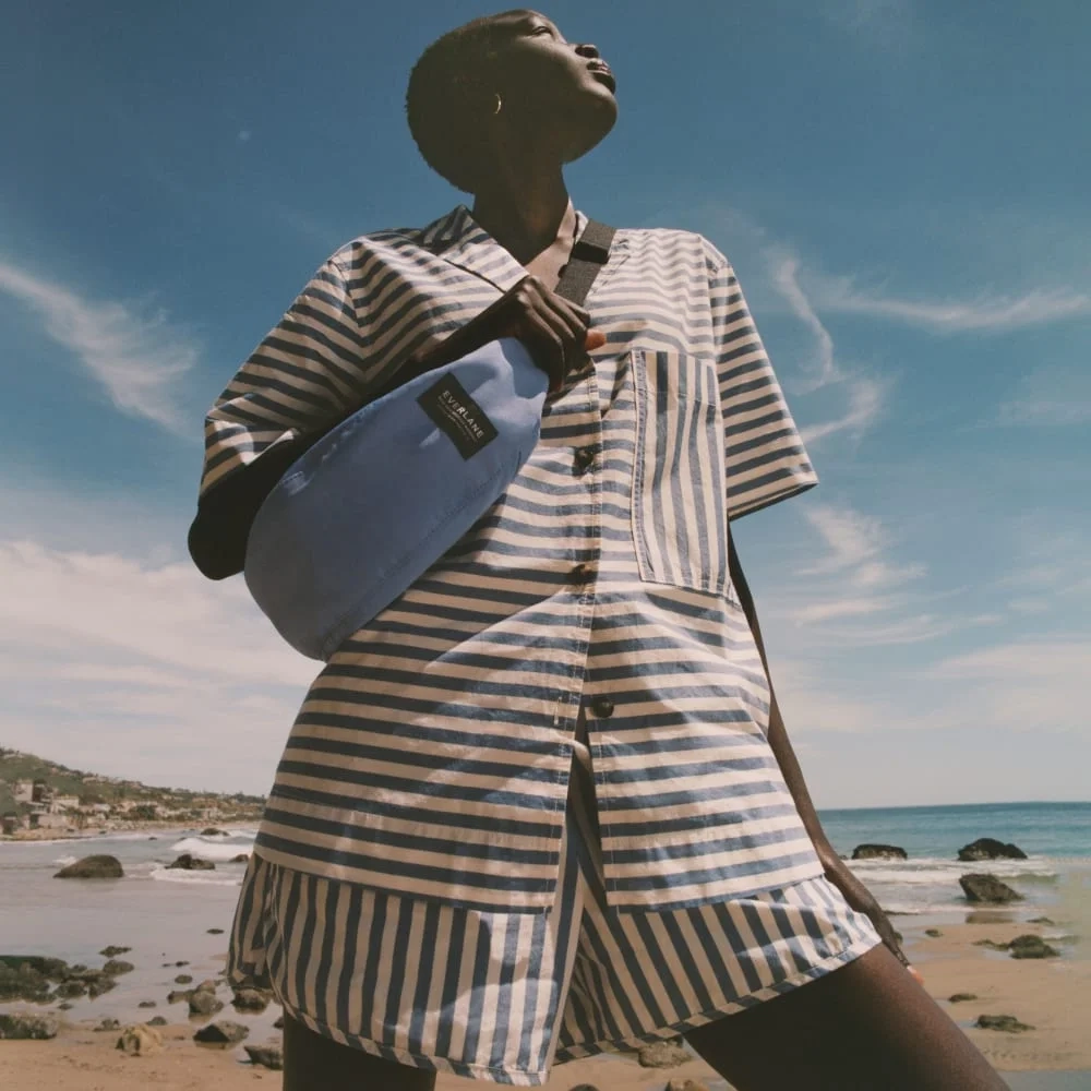The Poplin Shirt | Mazarine Blue / Bone (5)