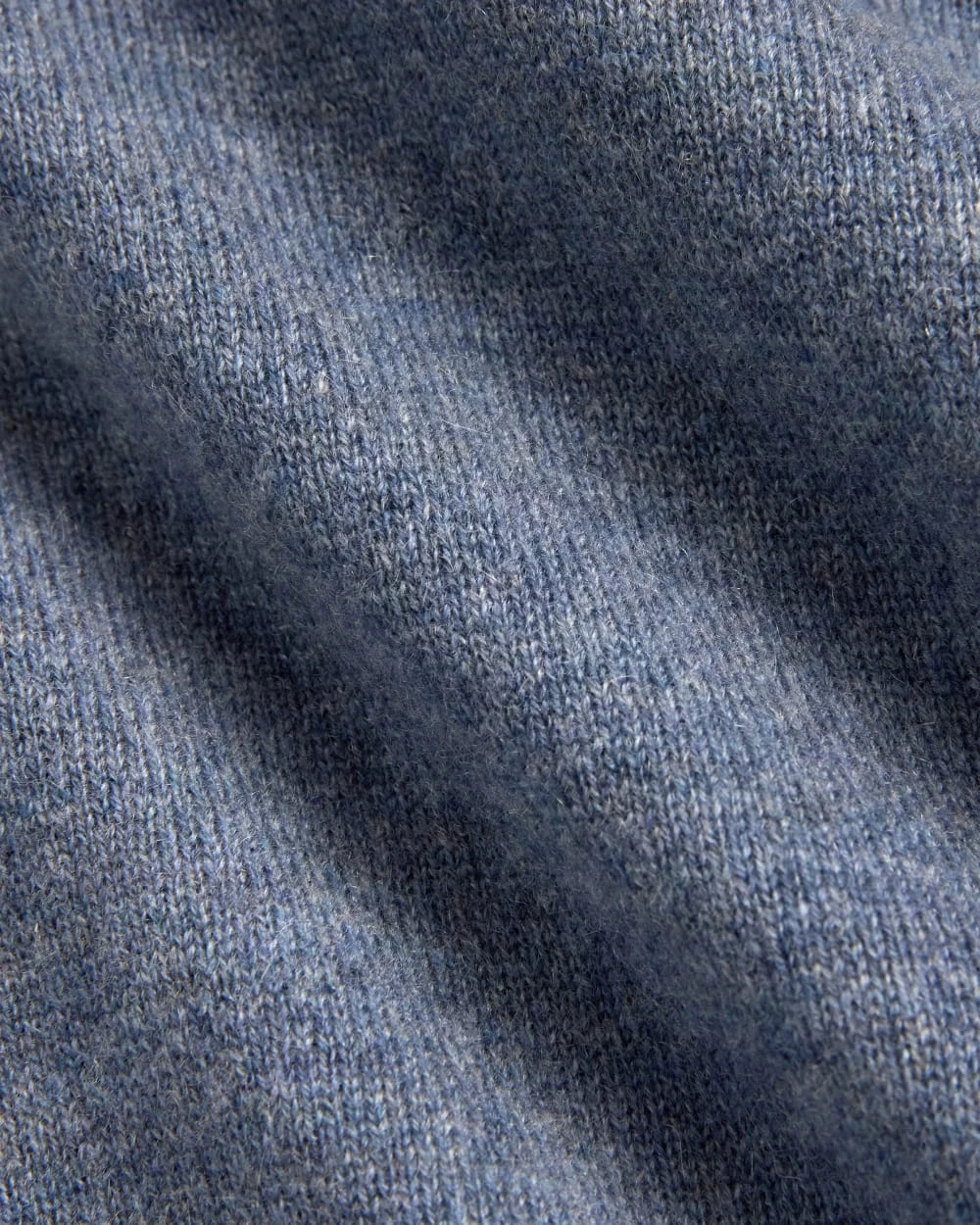 The Classic Crew in Cashmere | Denim Blue (2)