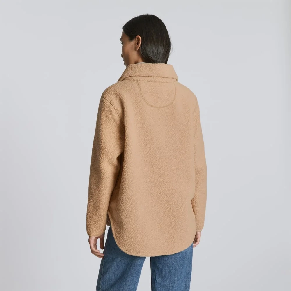 The ReNew Fleece Half-Zip | Tan (3)