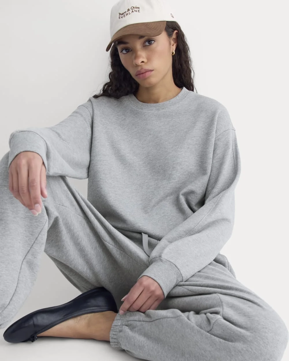 Lightweight Terry Blouson Crew | Vintage Heather Grey (3)