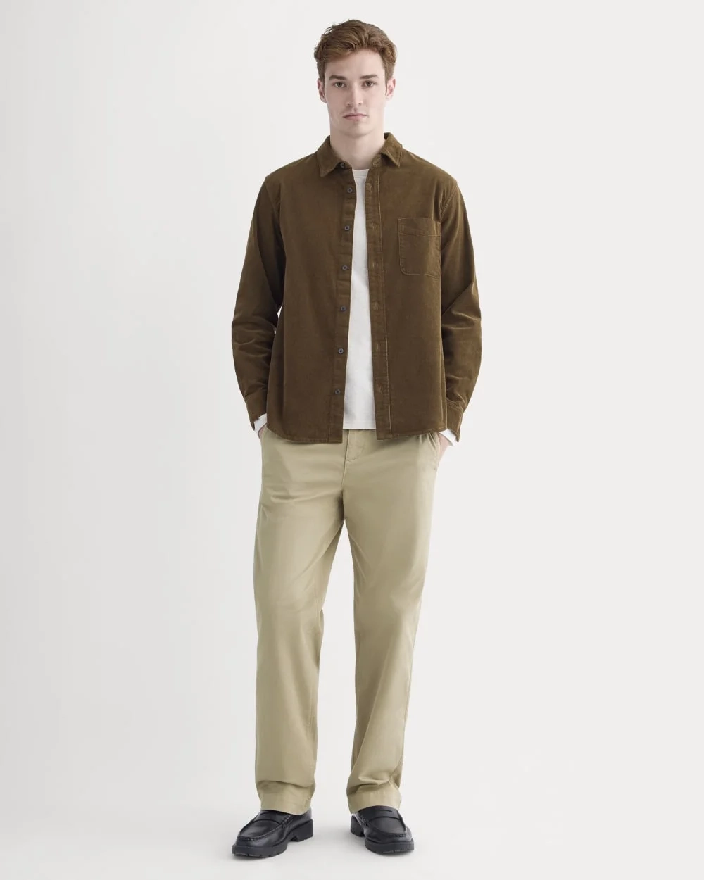 The Classic Shirt in Corduroy | Cocoa (3)