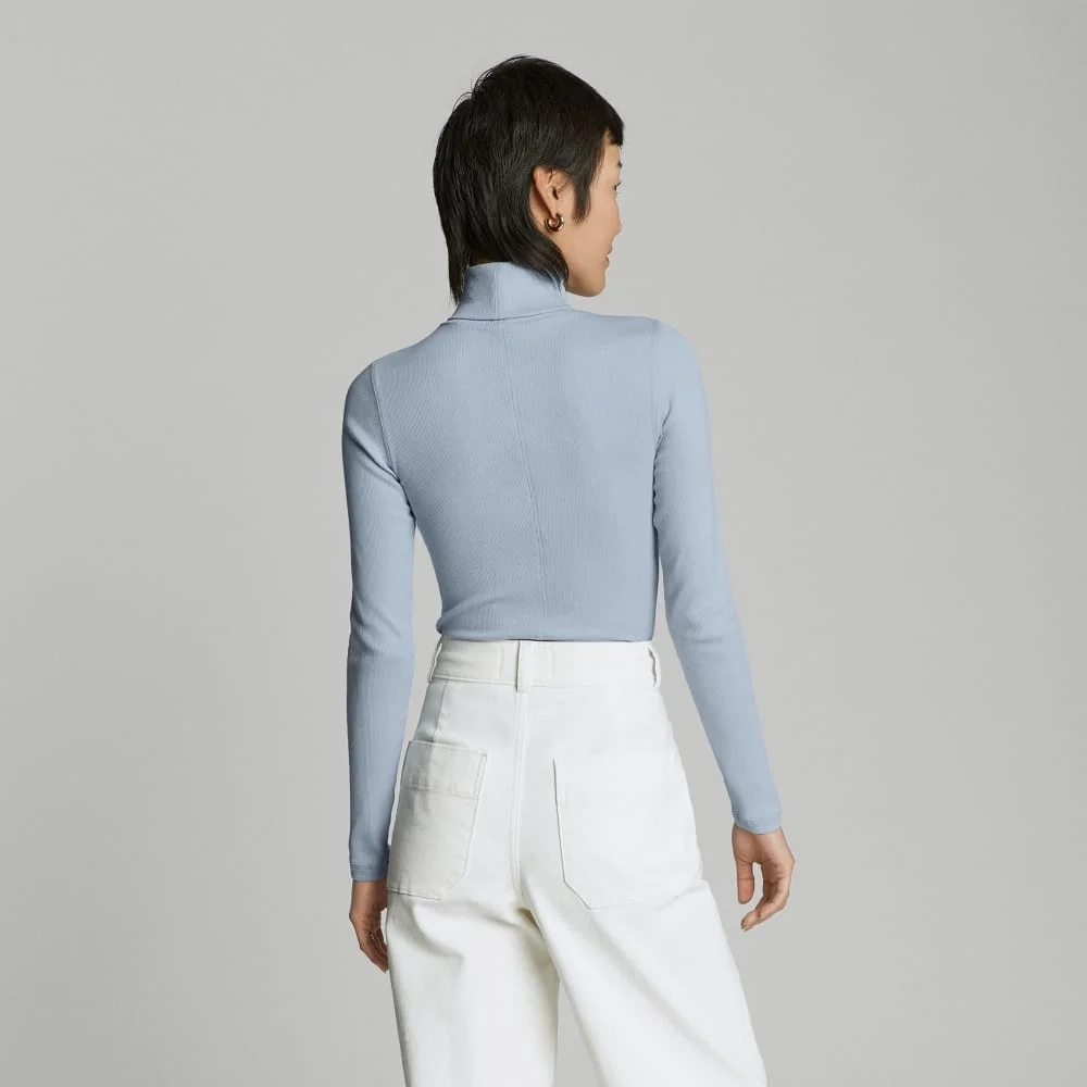 The Luxe Micro-Rib Turtleneck | Mist (4)