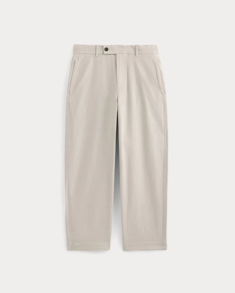 Cropped Slub Trouser | Peyote (5)