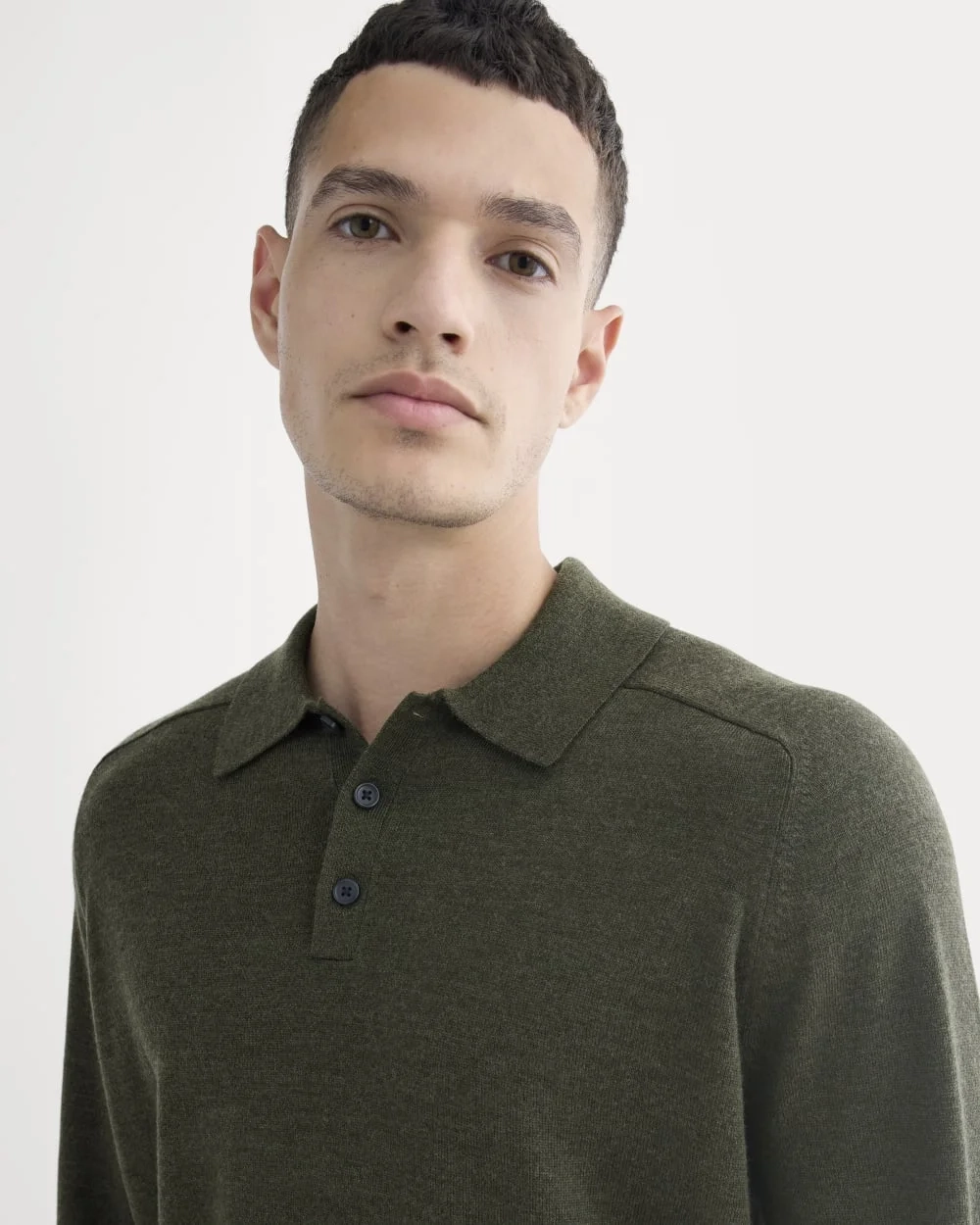 Ultrasoft Polo Sweater | Heather Beech (3)