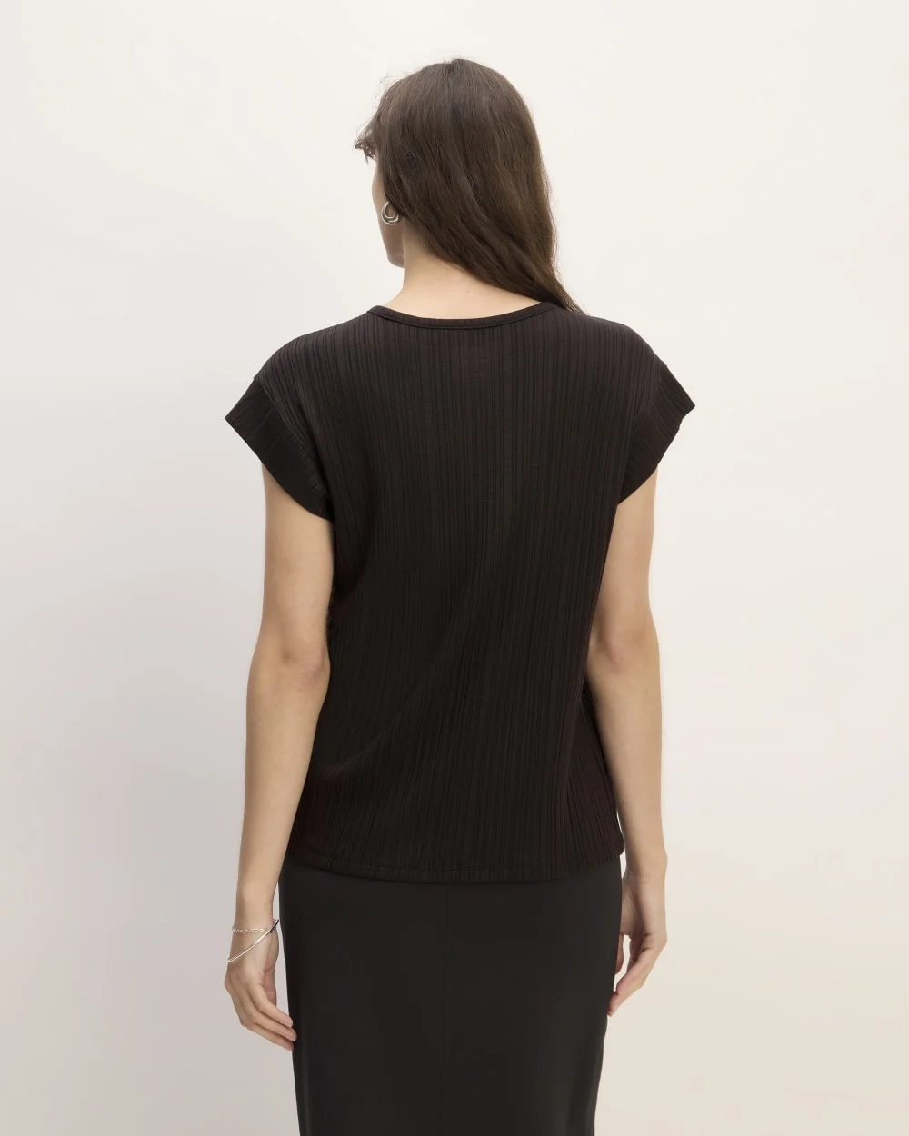 The Rib Muscle Tee | Black (4)