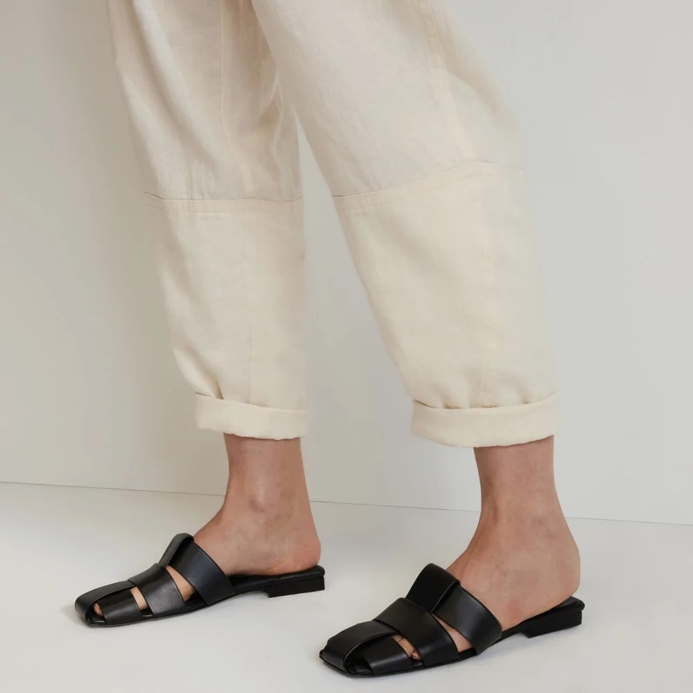 The Linen Pull-On Barrel Pant | Canvas (3)