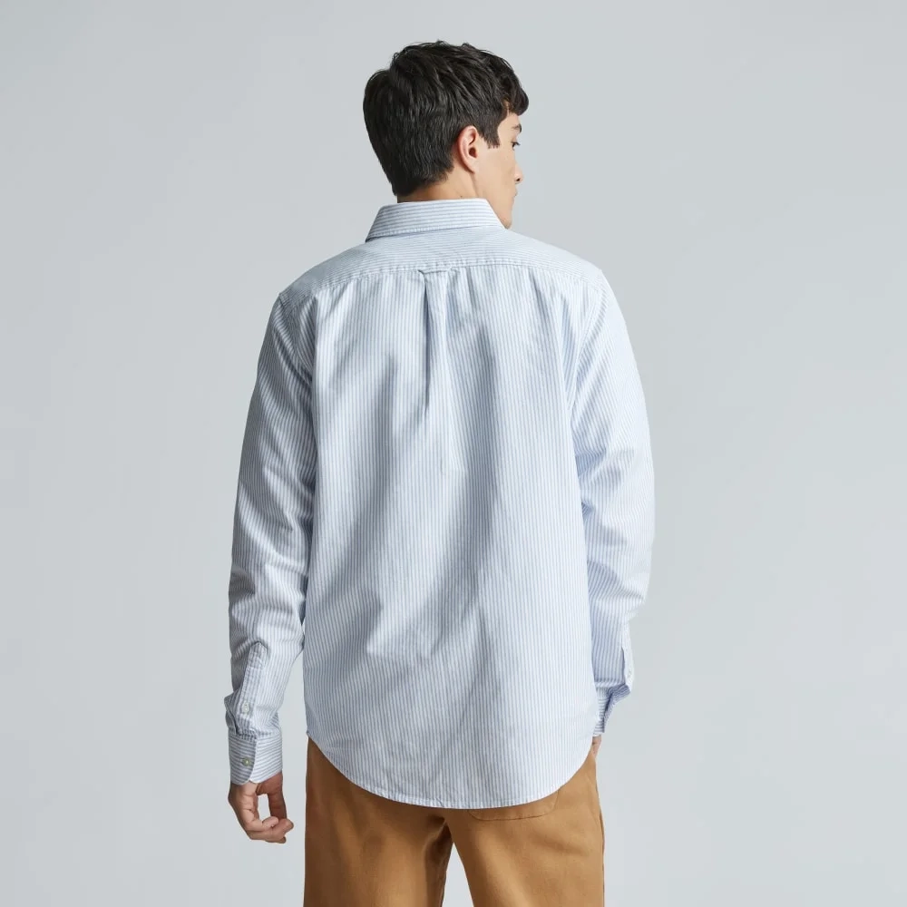 The Classic Oxford Shirt | White / Blue | Standard (2)