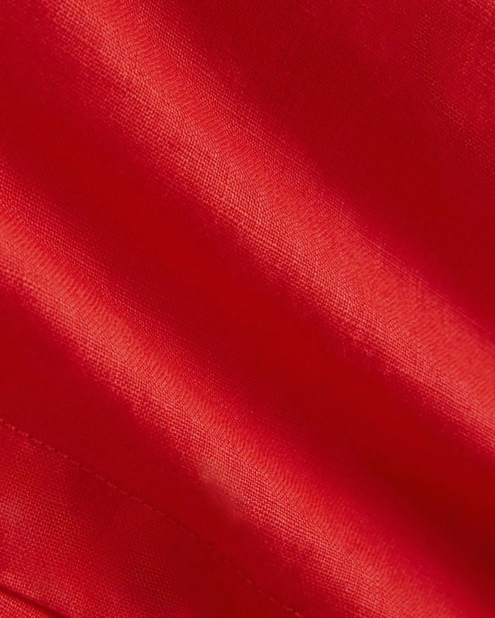 Flowy Short in Linen | Fiery Red (4)