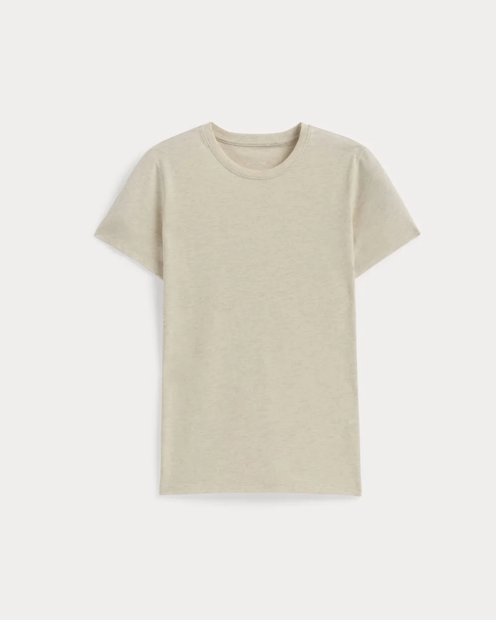 The Slim Crew in Essential Cotton | Heathered Oat (3)