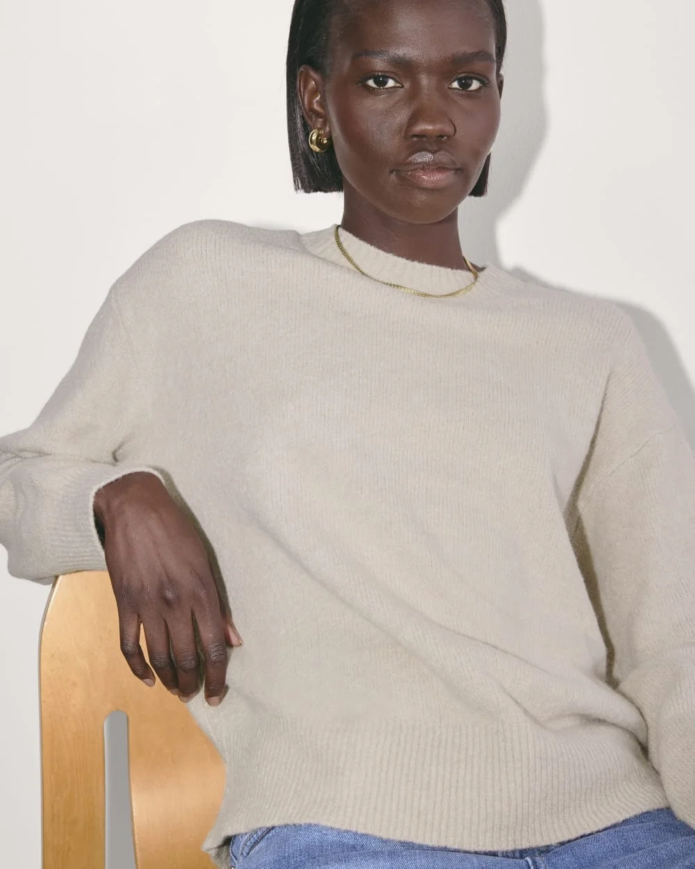 The Cocoon Crew in Plush Cotton | Heather Mushroom (3)