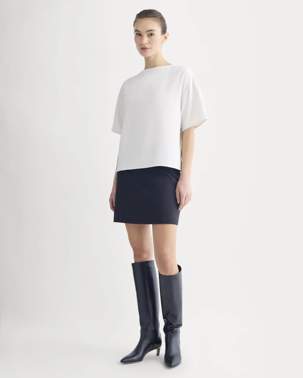 Drapey Crepe Top | Birch (3)