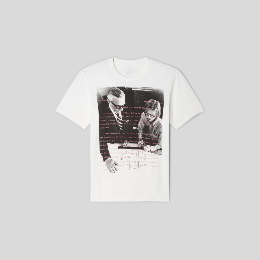 The Everyone Recycled Graphic Tee | White / Carnation Pink Multi (3)