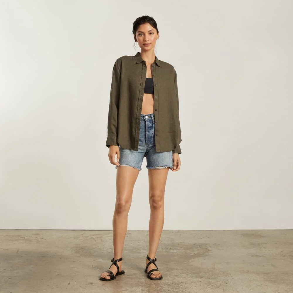 The Must-Have Shirt in Linen | Beech (3)