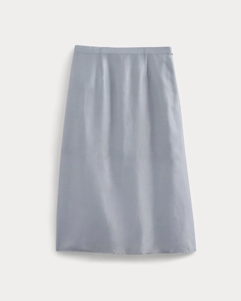 Midi Skirt in Cotton-Silk Organza | Kentucky Blue (4)
