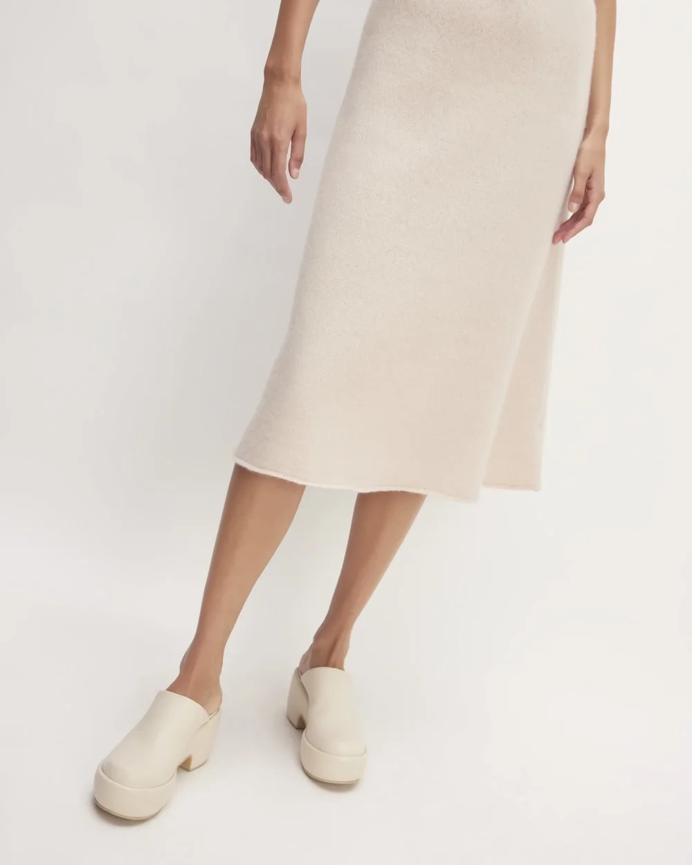The Cozy-Stretch Sleeveless Midi Dress | Whisper Pink (4)