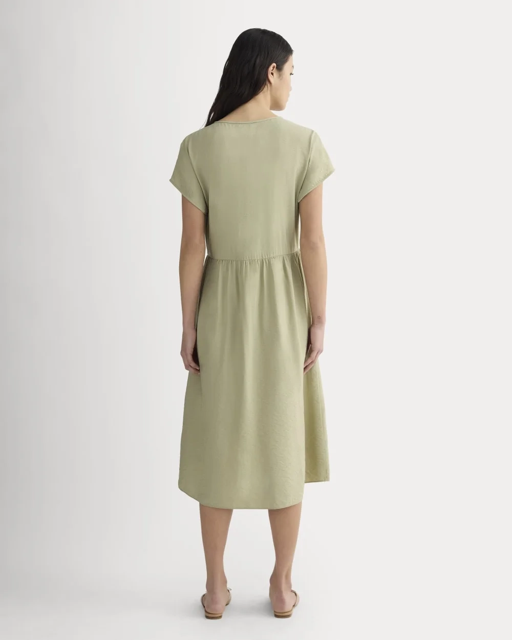 The Midi Dress in SoftLuxe | Eucalyptus (2)